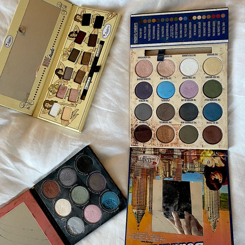 TheBalm eyeshadow palette bundle of 3